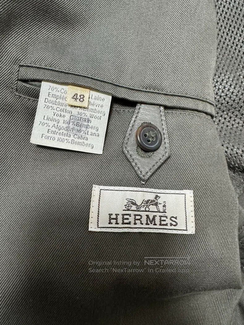 Hermes Hermes Windbreaker Jacket, 30% Wool + 70% Cotton. Large po Size US M / EU 48-50 / 2 - 7 Thumbnail