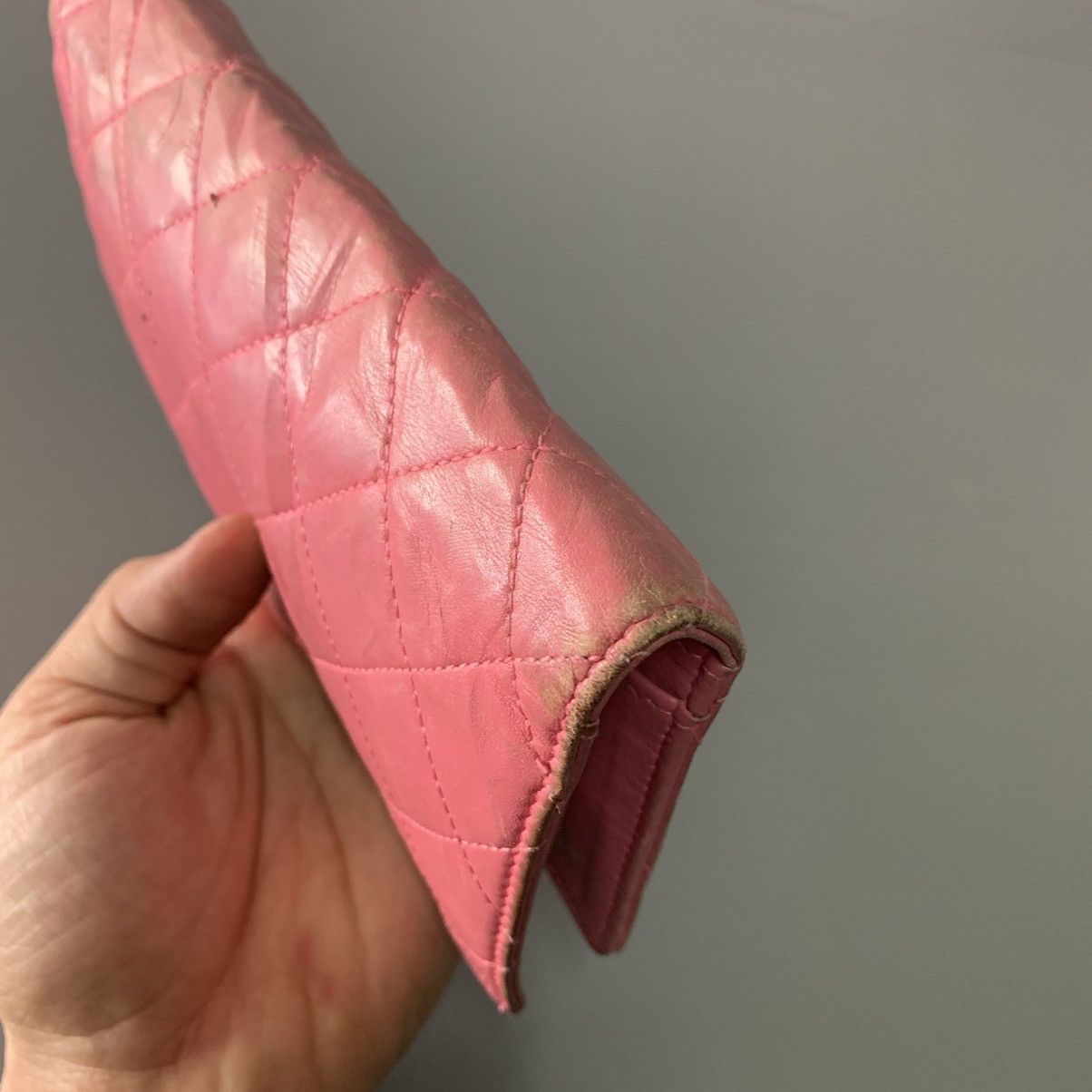 Chanel Chanel Pink Leather Long Wallet Size ONE SIZE - 18 Thumbnail