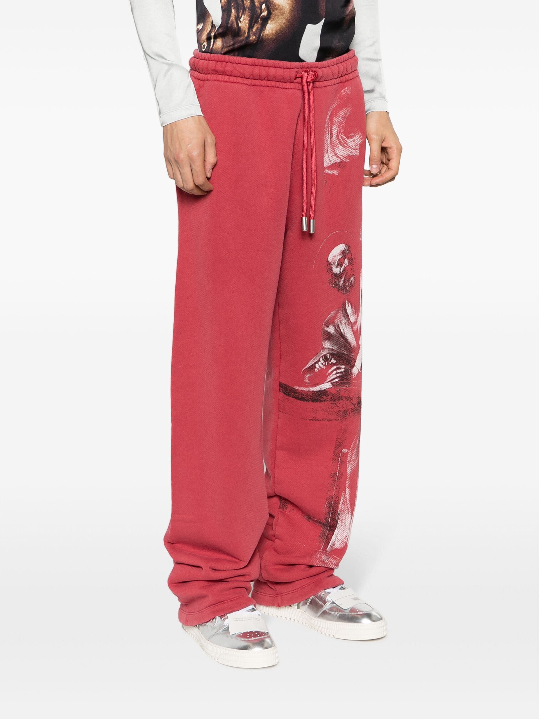 Off-White o1in1s1024 Q:1 / Bw S.Matthew Sweatpants & Joggers Rio Red Size US 32 / EU 48 - 5 Thumbnail