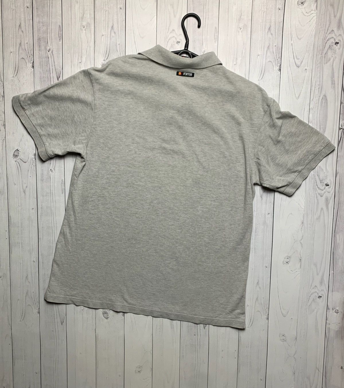 Vintage Vintage AS Roma soccer polo grey logo size L rare Diadora Size US L / EU 52-54 / 3 - 7 Thumbnail