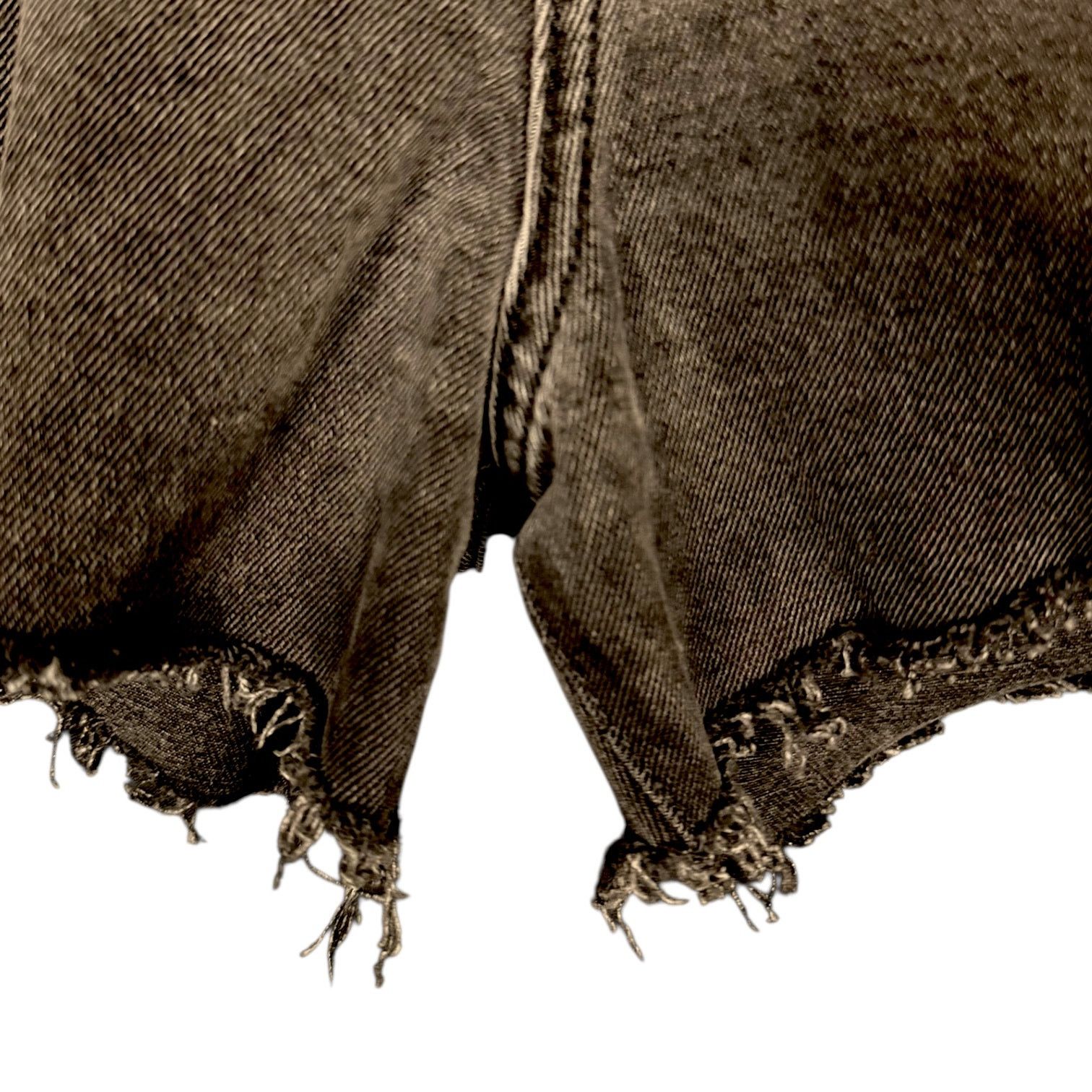 Zara Zara Pleated Distressed Denim Cutoff Shorts 3" Inseam - 8 Size 30" / US 8 / IT 44 - 4 Thumbnail