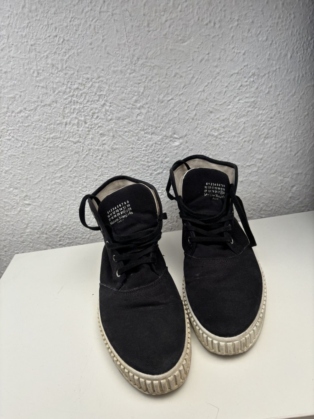 Maison Margiela Mason Margiela M22 Canvas High Top Sneakers Size US 10 / EU 43 - 5 Thumbnail