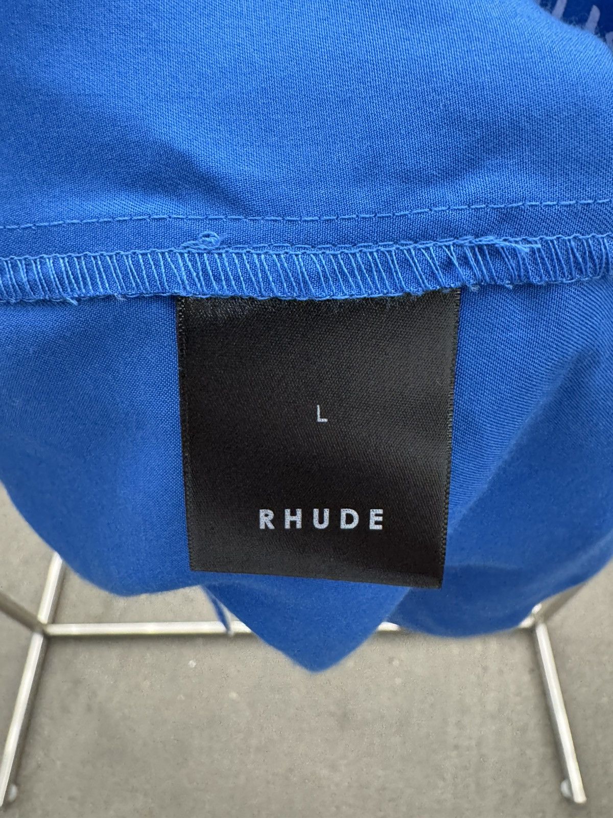 Rhude Rhude Bandana Track Shirt Blue Size US L / EU 52-54 / 3 - 4 Thumbnail