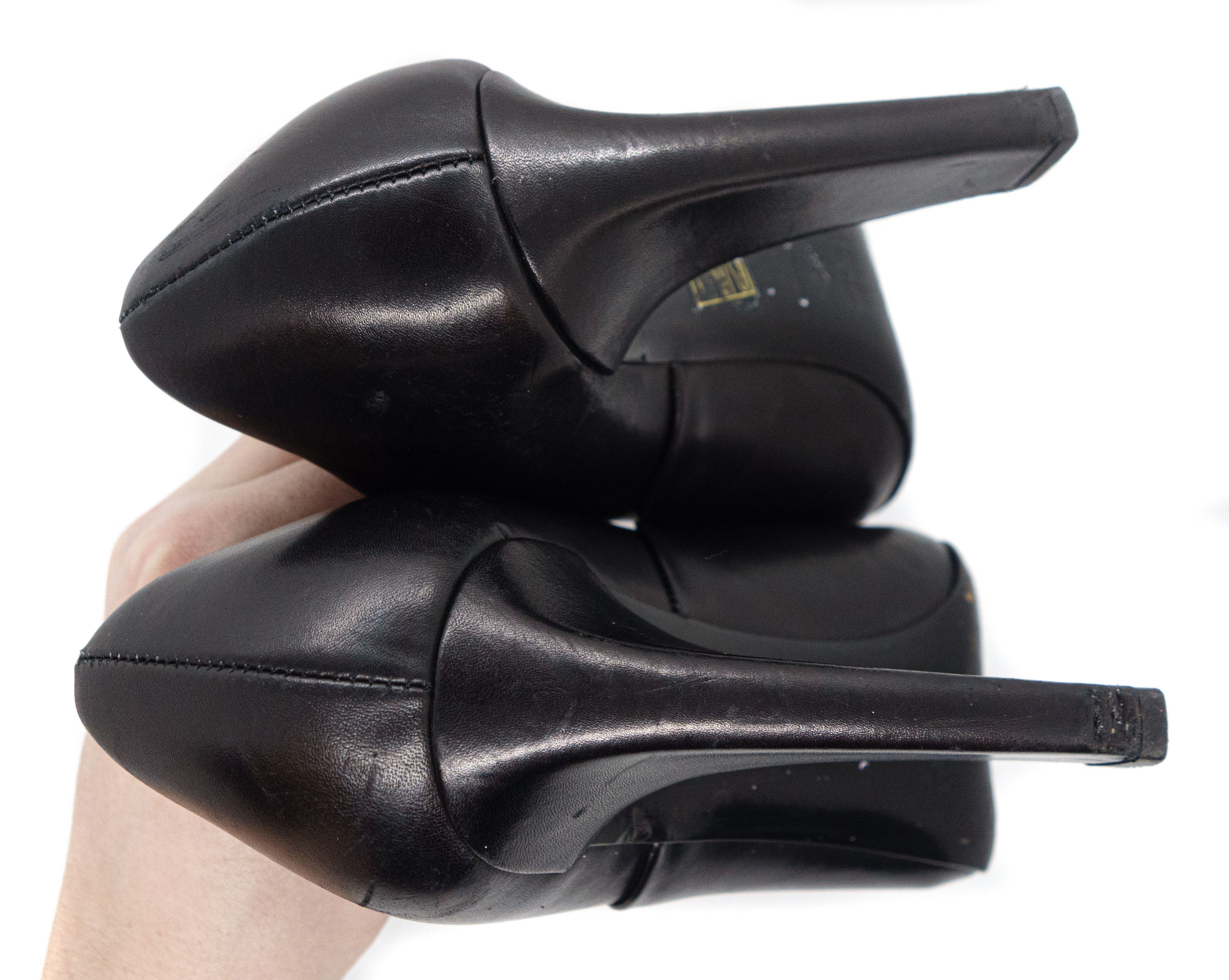 Prada Mainline Leather Ankle Heeled Bootie Size US 8 / IT 38 - 3 Thumbnail