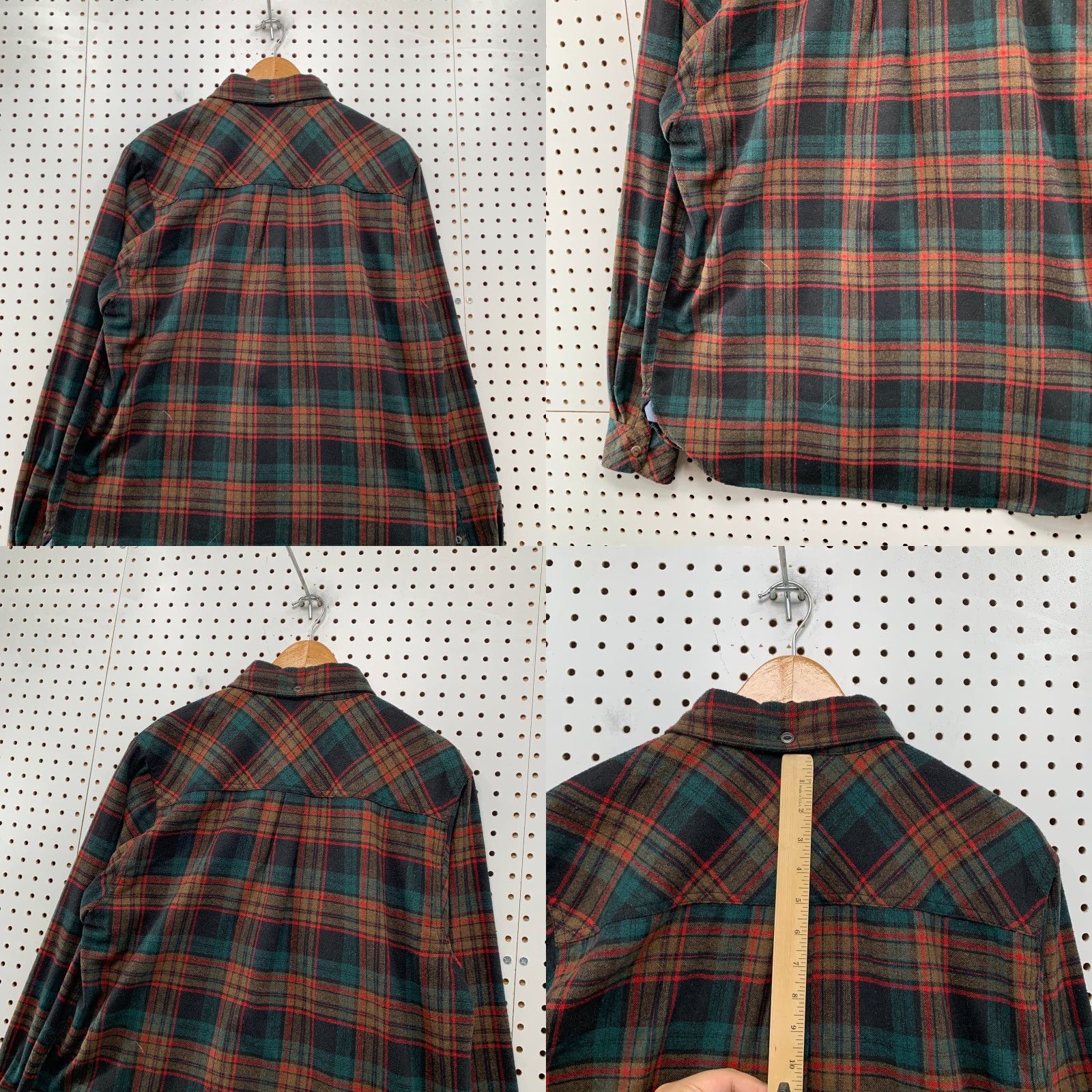 True Religion True Religion Shirt Mens Large Tartan Plaid Flannel Long Sleeve Button-Up Casual Hip Hop Western Multicolor Cotton Size US L / EU 52-54 / 3 - 8 Thumbnail