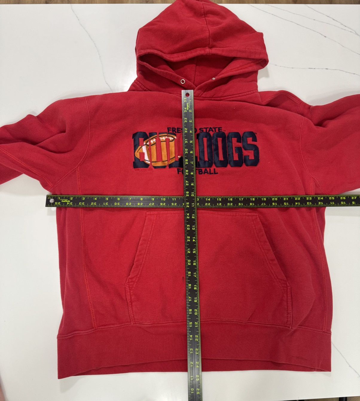 Other Vintage Y2K Fresno State Bulldogs football red hoodie Size US XL / EU 56 / 4 - 4 Thumbnail