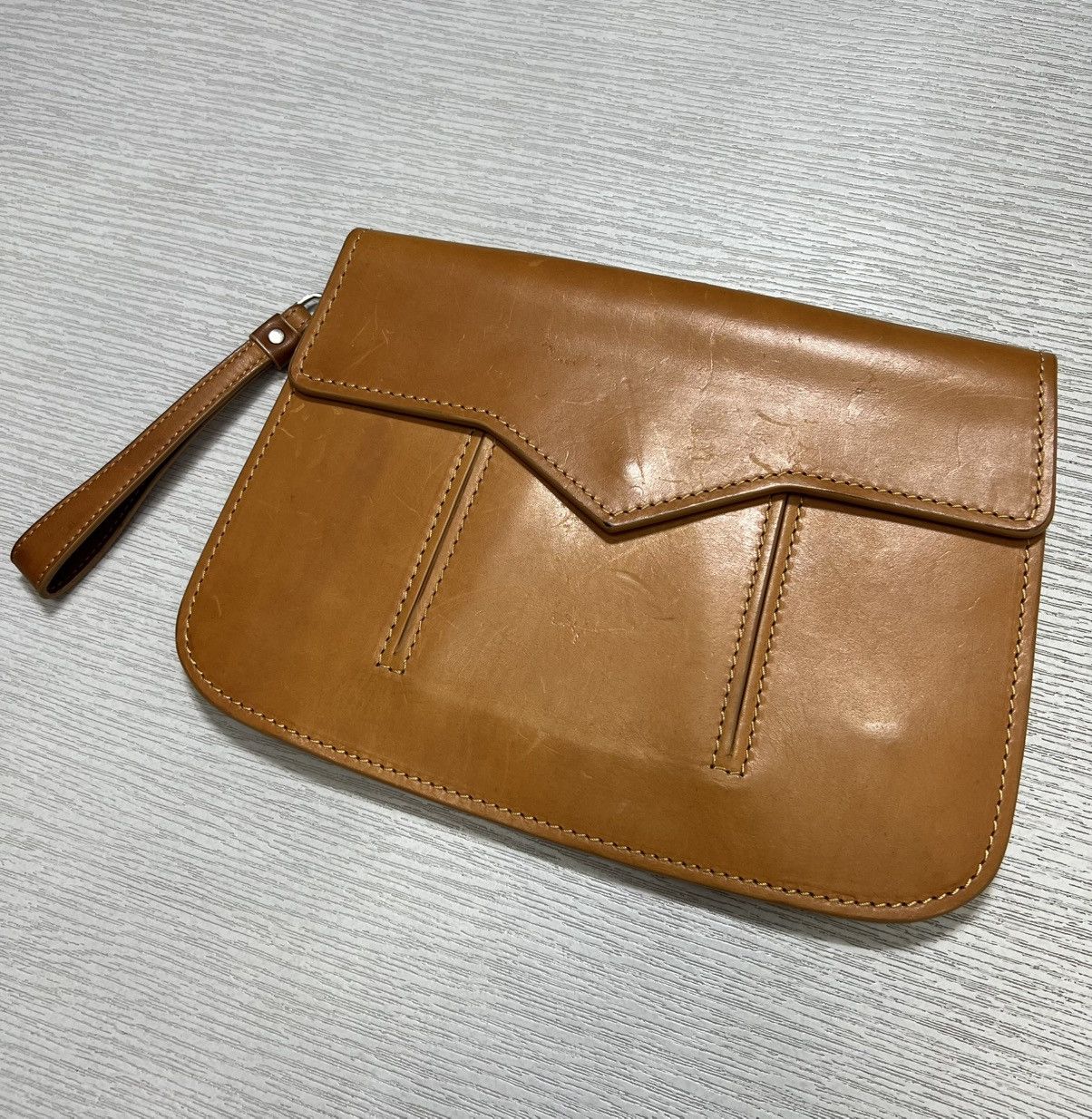 Maison Margiela Maison Margiela - A/W 15’ - Leather Flap Clutch Bag Size ONE SIZE - 3 Thumbnail