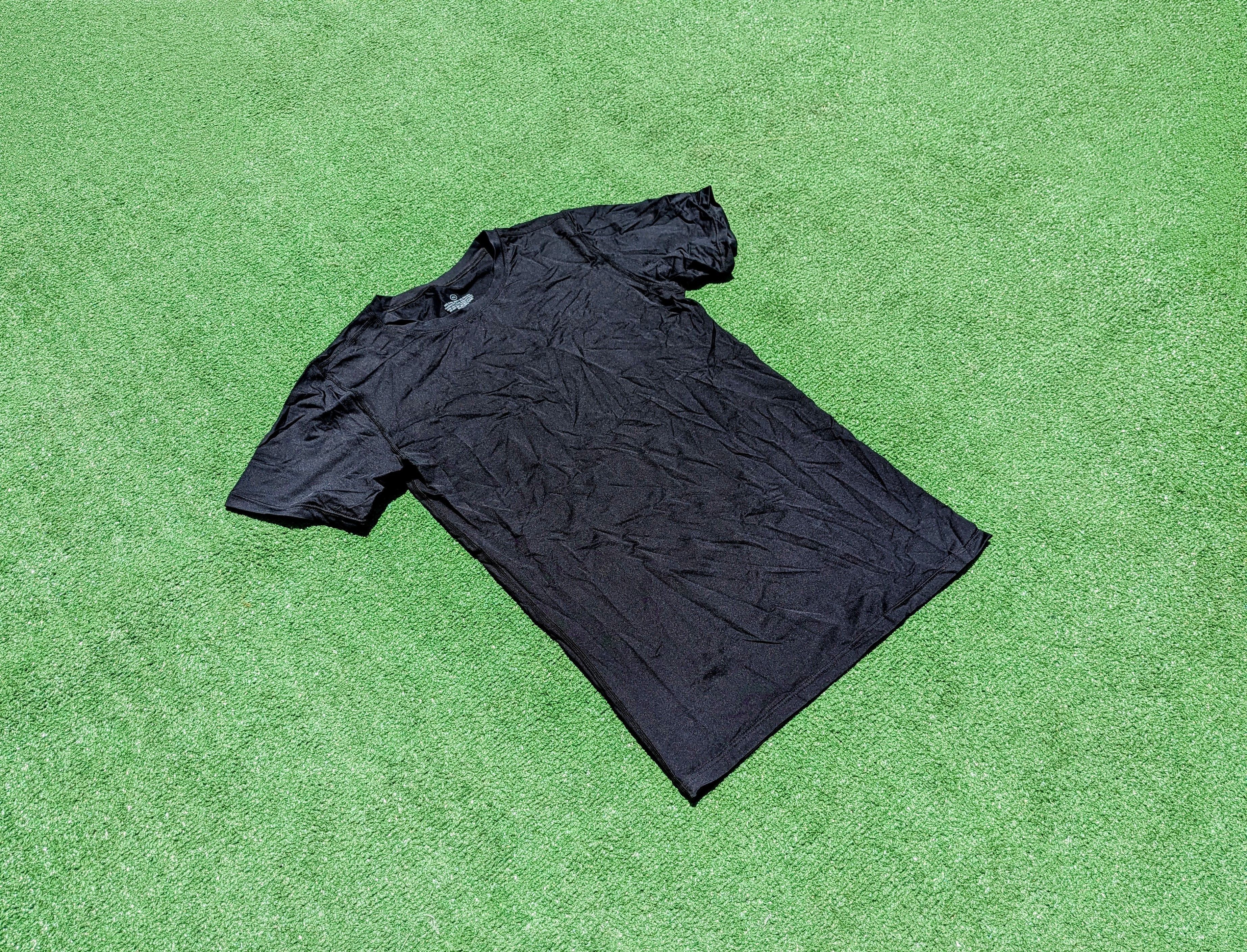 Designer Copper Compression Shirt Black Short Sleeve Crew Neck EUC Size US XL / EU 56 / 4 - 1 Thumbnail