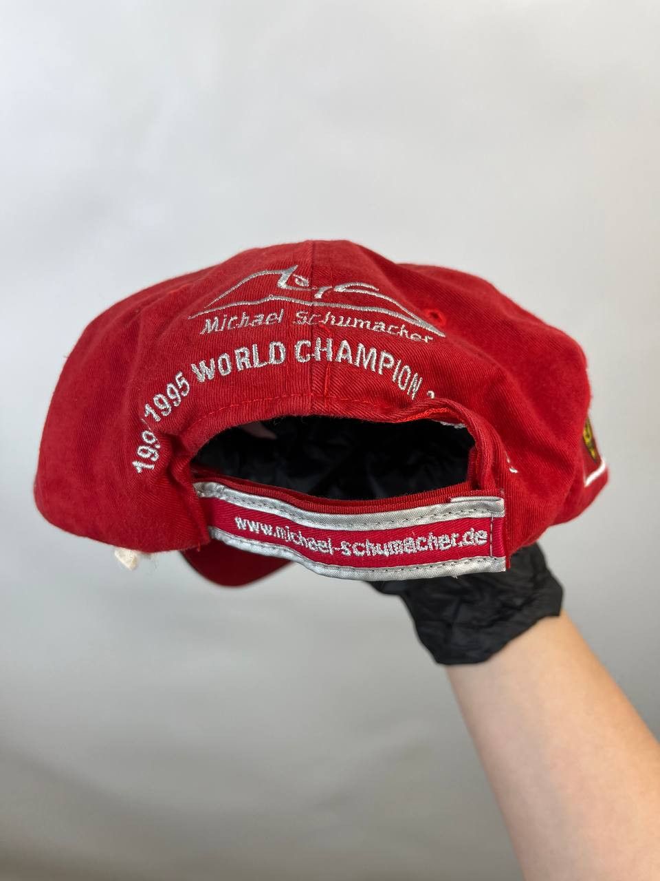 Ferrari MICHAEL SCHUMACHER FERRARI CAP VINTAGE RED F1 ONE SIZE Size ONE SIZE - 4 Thumbnail