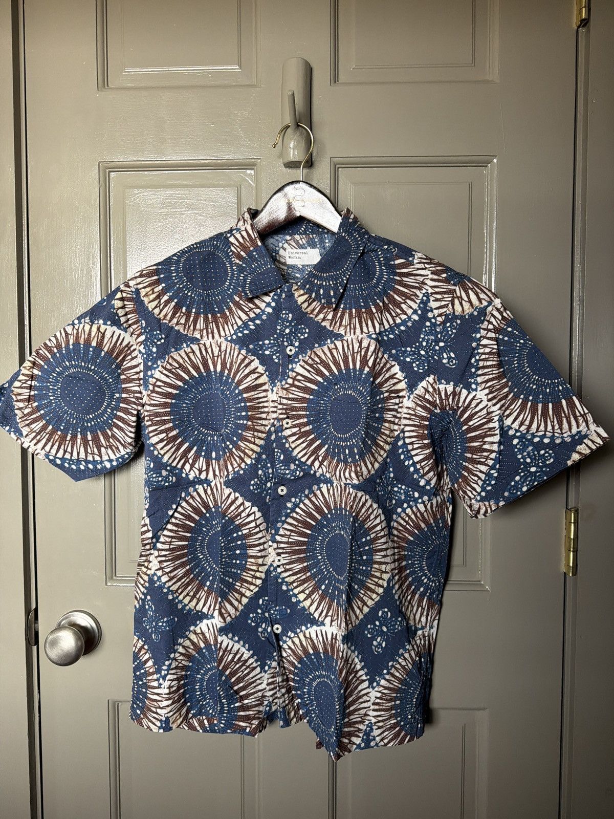 Universal Works Print Short sleeve Print Club Shirt Size US M / EU 48-50 / 2 - 1 Thumbnail