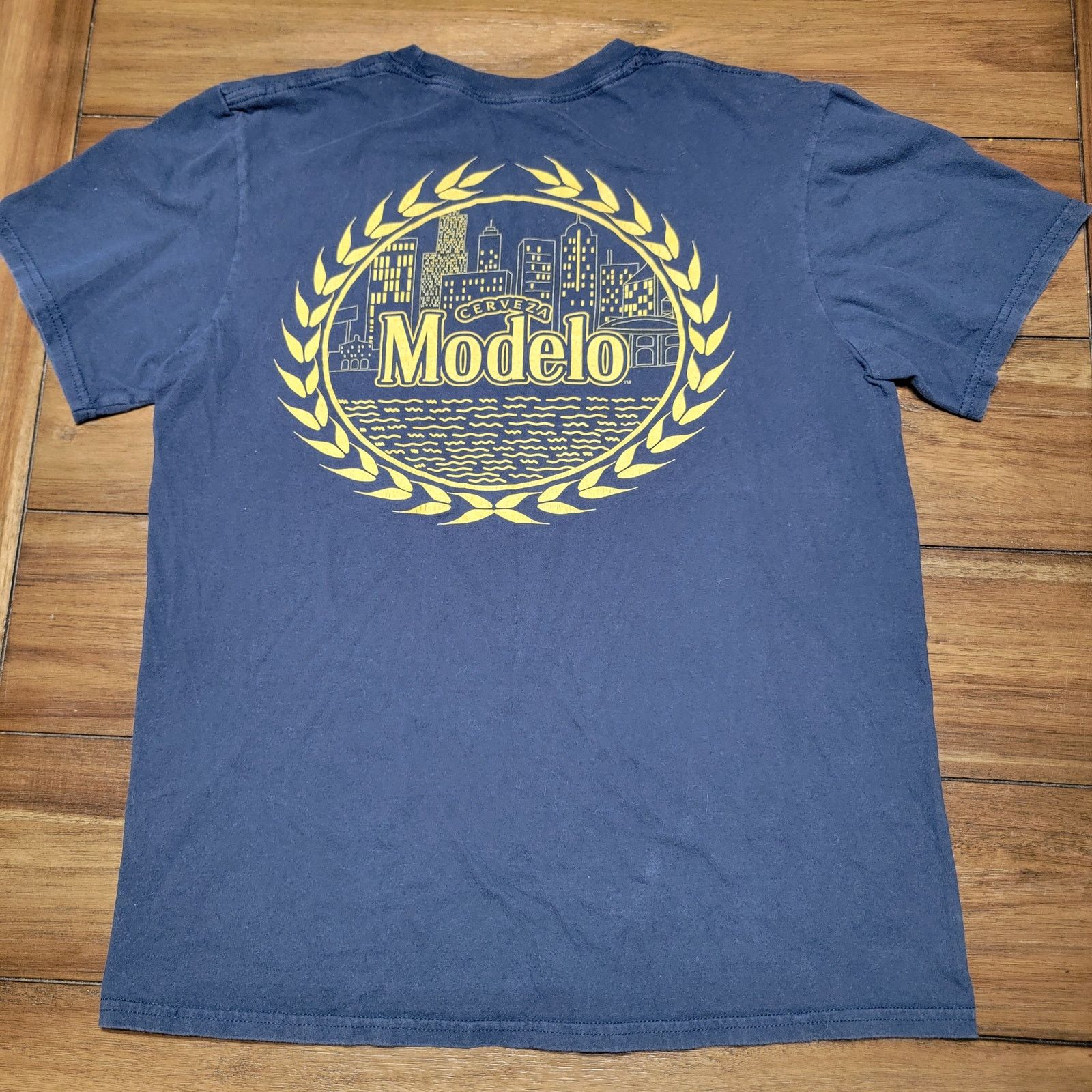 Other Modelo Dark Blue Unisex Tee City Skyline - Size Medium Size US M / EU 48-50 / 2 - 1 Thumbnail
