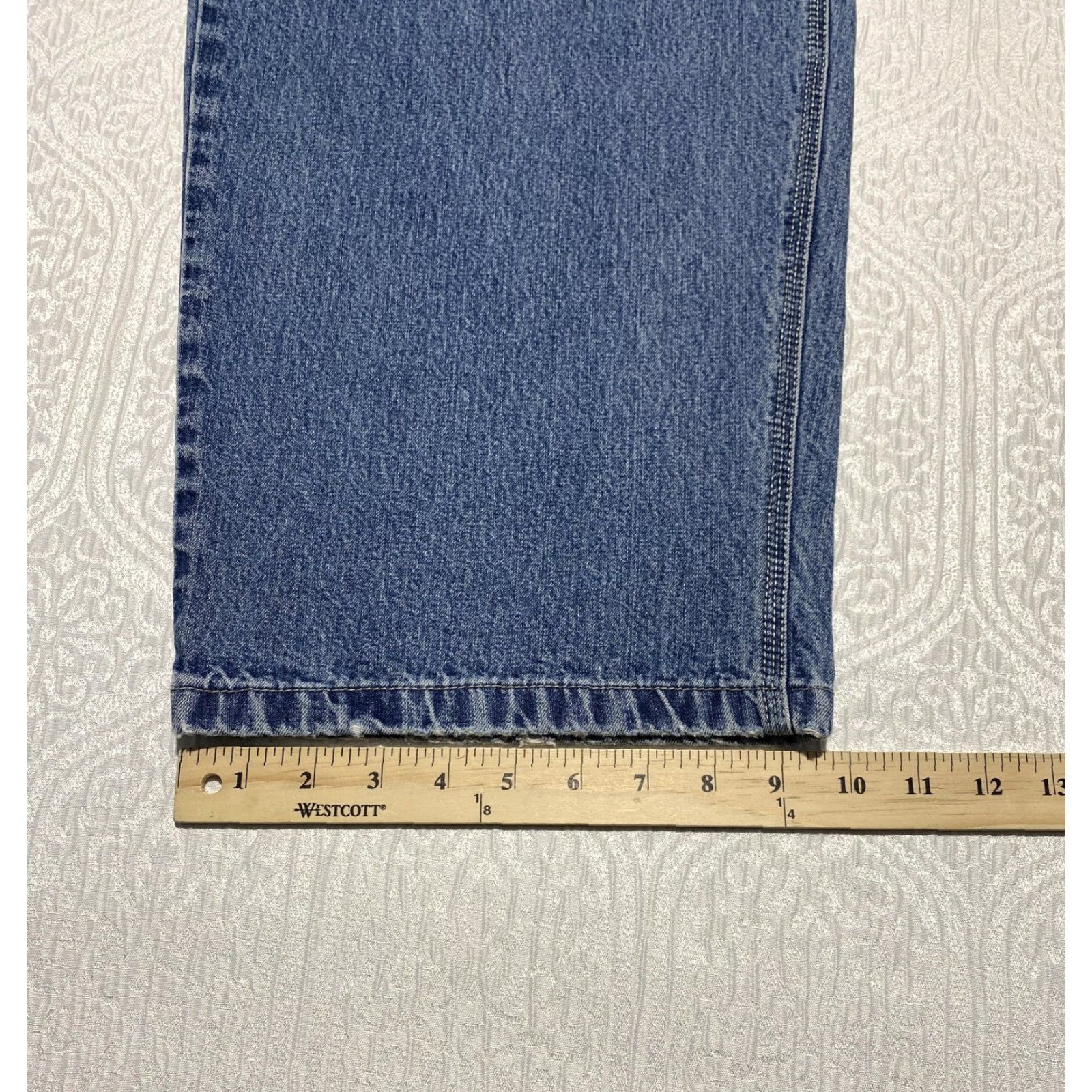 Route 66 Route 66 Jeans Mens 38x32 Carpenter Denim Workwear Pockets Relaxed Fit Blue Cargo Pocket Straight 90s Retro Mens Size US 38 / EU 54 - 8 Thumbnail