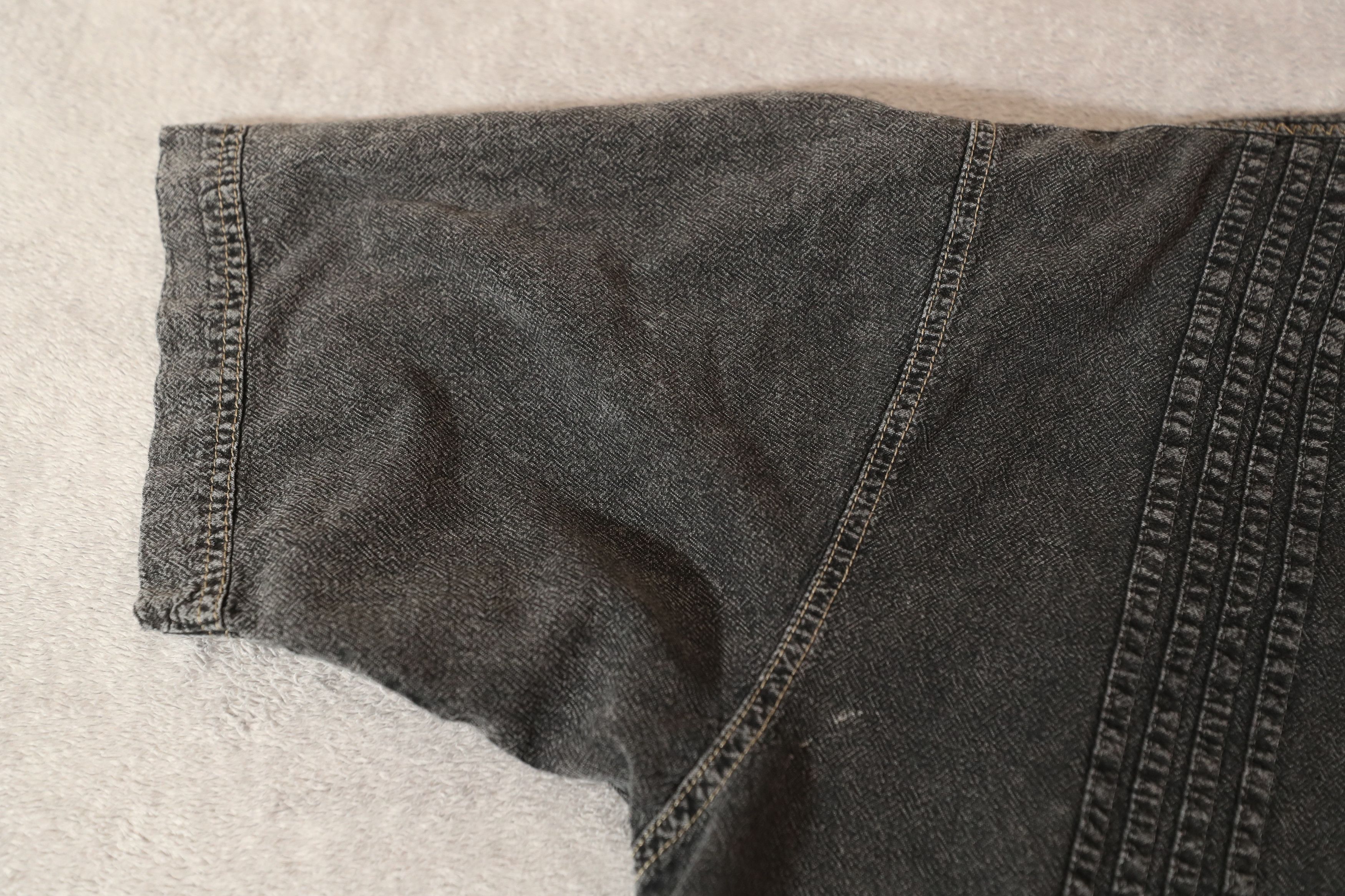 Vintage Farthest Point Casuals Grey Denim Button Up Shirt (L) Size US L / EU 52-54 / 3 - 8 Thumbnail