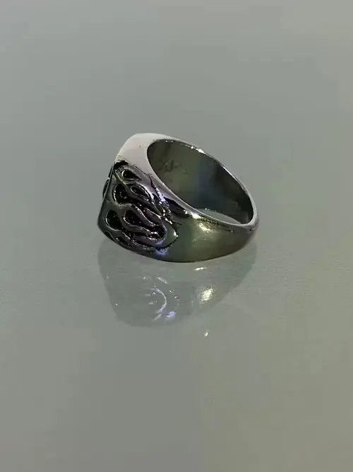 Ring Of Fire Silver Fire Cross Ring Size ONE SIZE - 3 Thumbnail