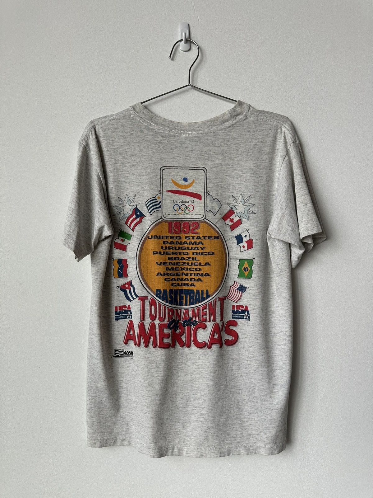 Vintage Dream Team 1992 Salem tee Size US M / EU 48-50 / 2 - 2 Thumbnail