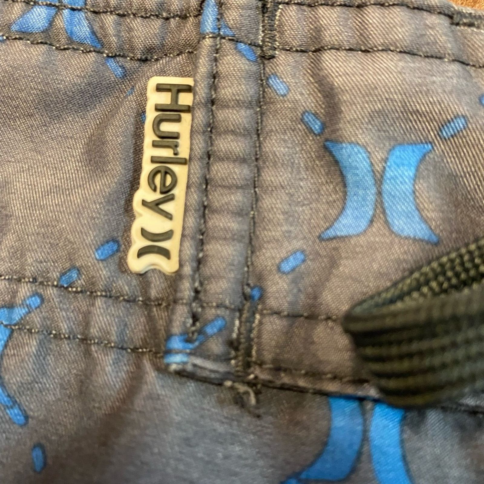 Hurley Mens size 34 Hurley Board Shorts in Gray and Blue Swim Size US 34 / EU 50 - 7 Thumbnail