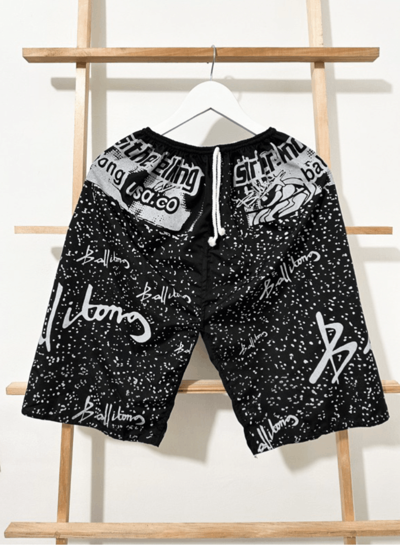 Designer Bali Surfing Sport Beach Long Bathing Suit Drawstring Shorts Size US 32 / EU 48 - 3 Thumbnail