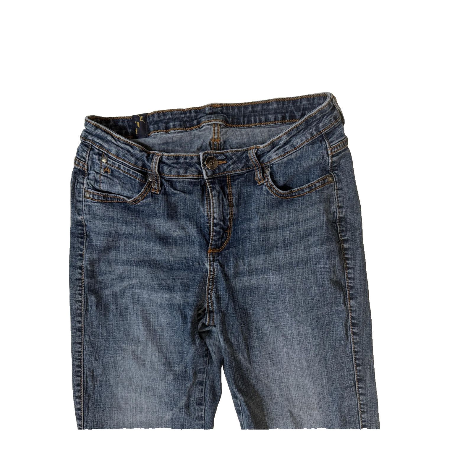 Wrangler Aura Wrangler Jeans Womens 6 Bootcut Western Mid Rise Denim Size 28" / US 6 / IT 42 - 2 Thumbnail