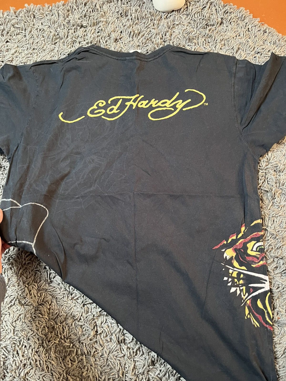 Ed Hardy Vintage Ed Hardy Y2K Graphic Tee - Tiger, Spider & Skull Size US L / EU 52-54 / 3 - 6 Thumbnail