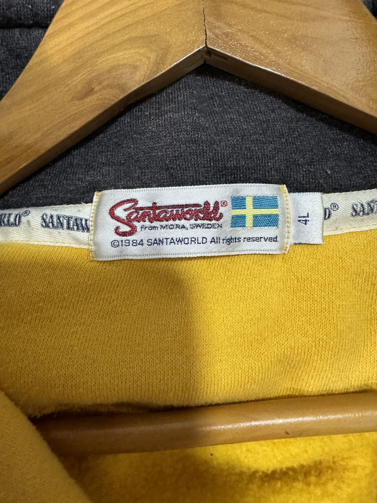 Japanese Brand × Vintage Vintage Santaworld Sweden Half Zipper Sweatshirt Size US XL / EU 56 / 4 - 9 Thumbnail