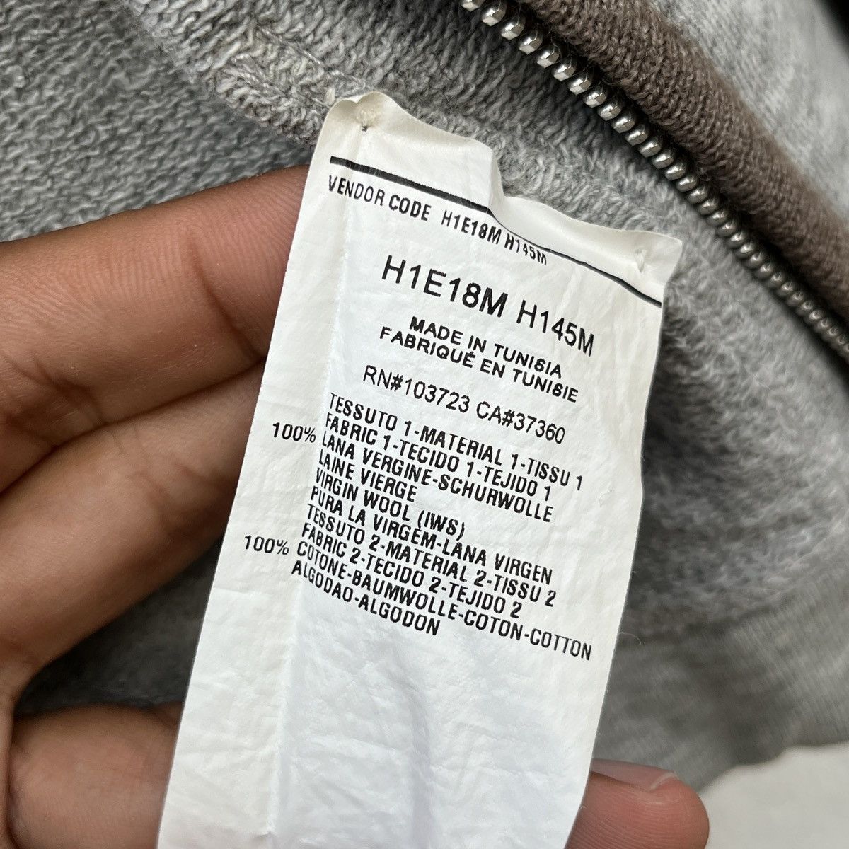 Emporio Armani 00’s Emporio Armani Hybrid Knitted Hoodie Size US M / EU 48-50 / 2 - 5 Thumbnail