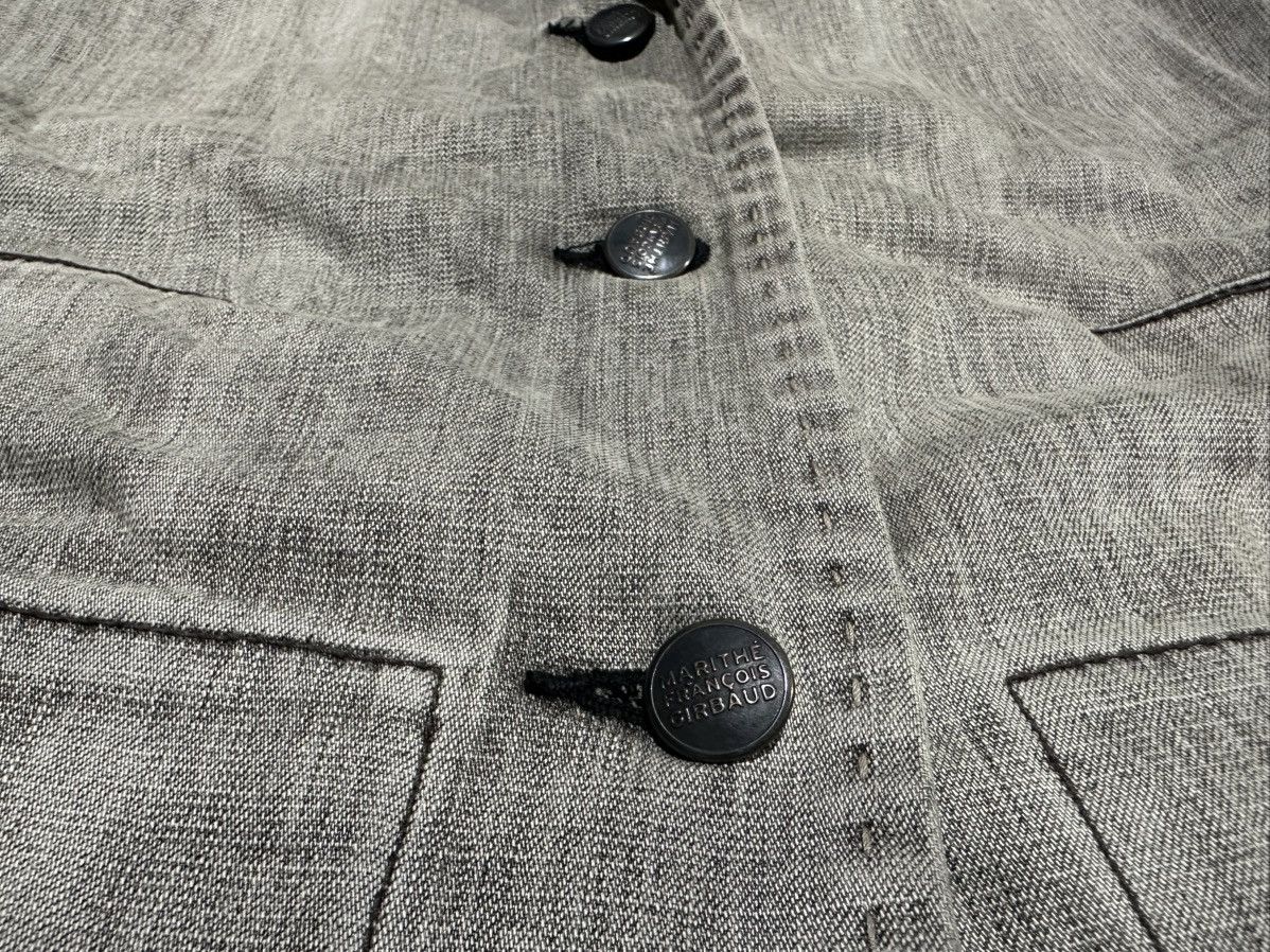 Marithe + Francois Girbaud 🔥1993 Vintage Marithe Francois Girbaud Denim Jacket Charcoal Size US M / EU 48-50 / 2 - 5 Thumbnail