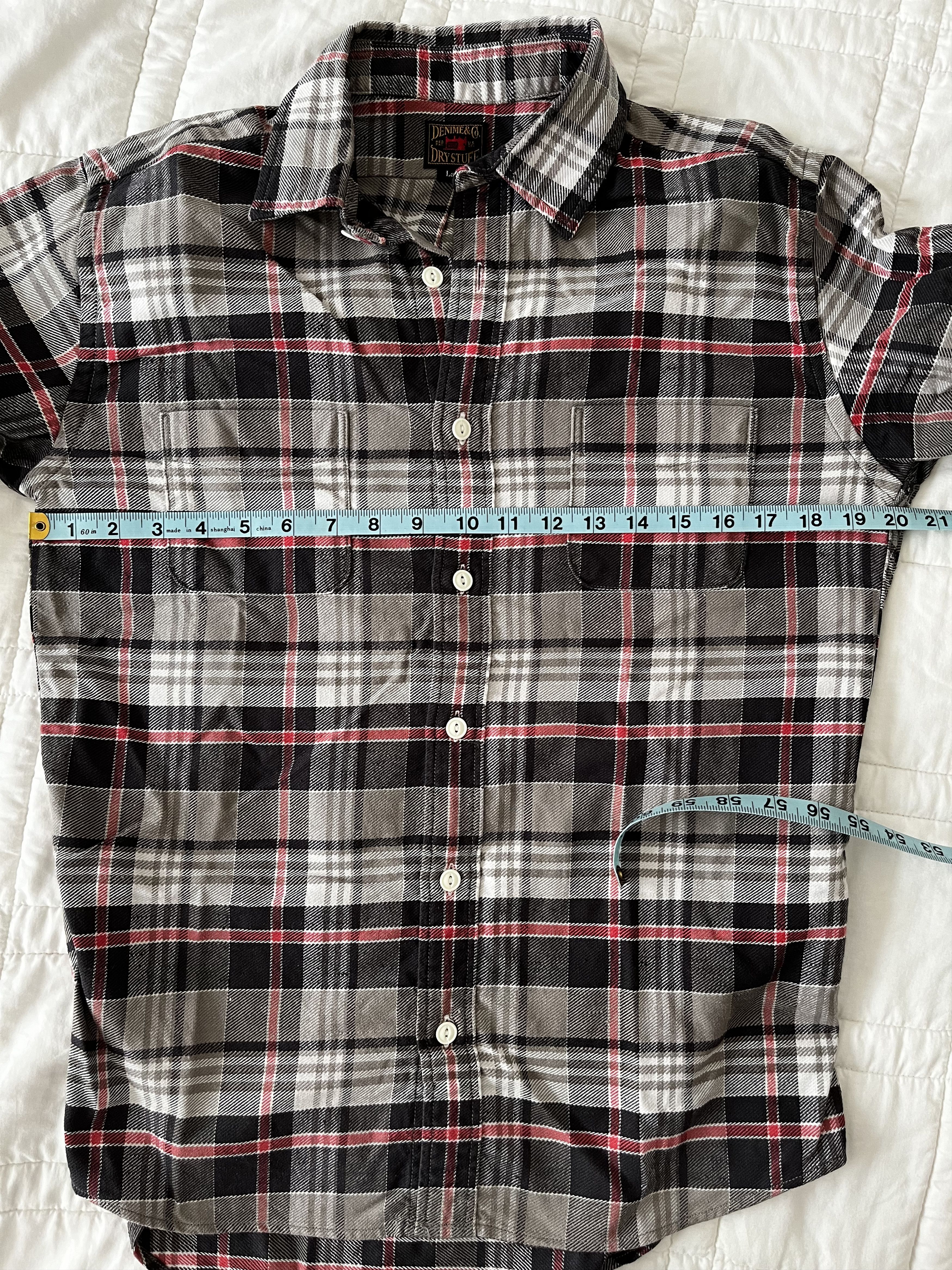 Denime Plaid Flannel shirt Size US M / EU 48-50 / 2 - 4 Thumbnail