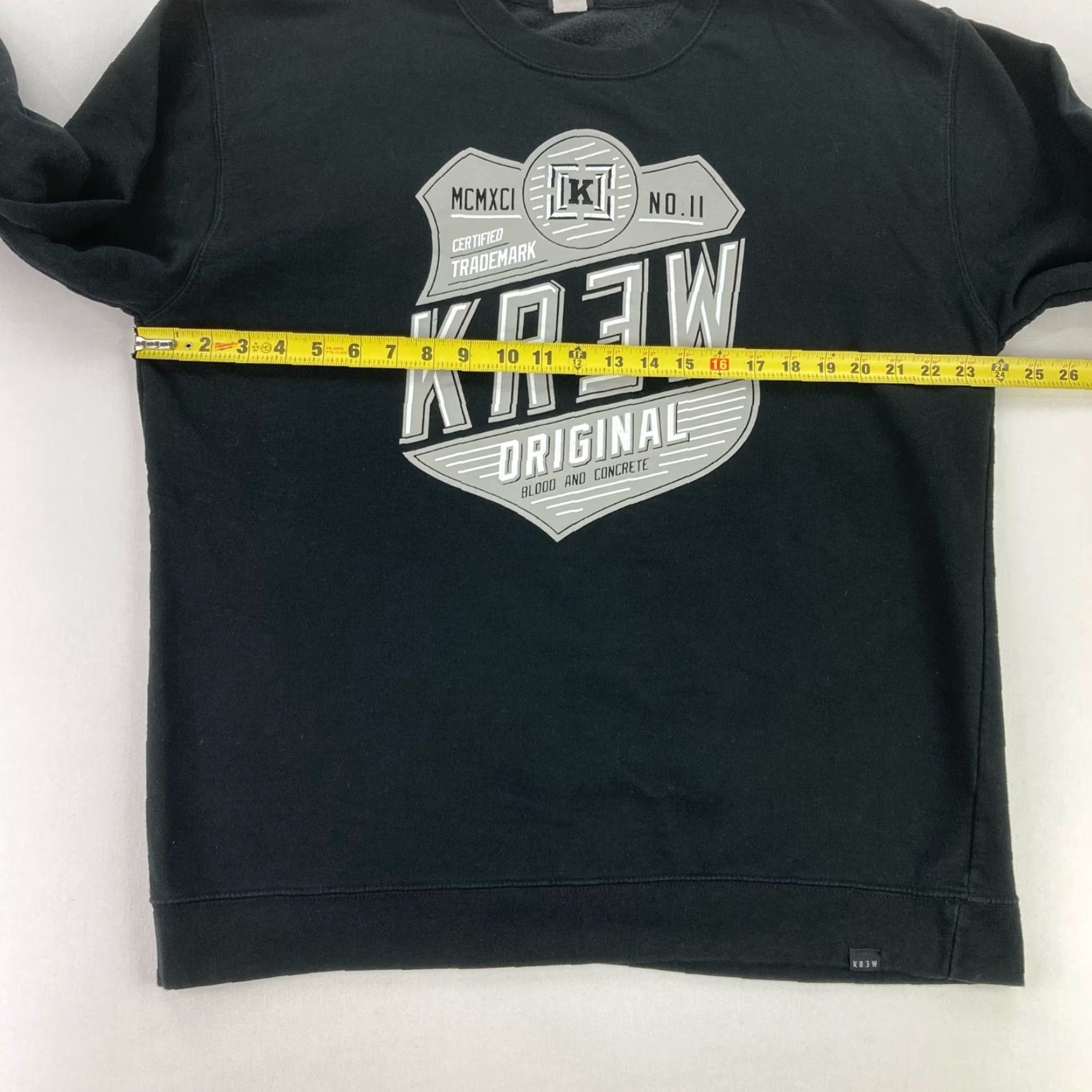 Krewe Krew Sweatshirt Men’s Crew Neck Pullover Black XL Size US XL / EU 56 / 4 - 6 Thumbnail