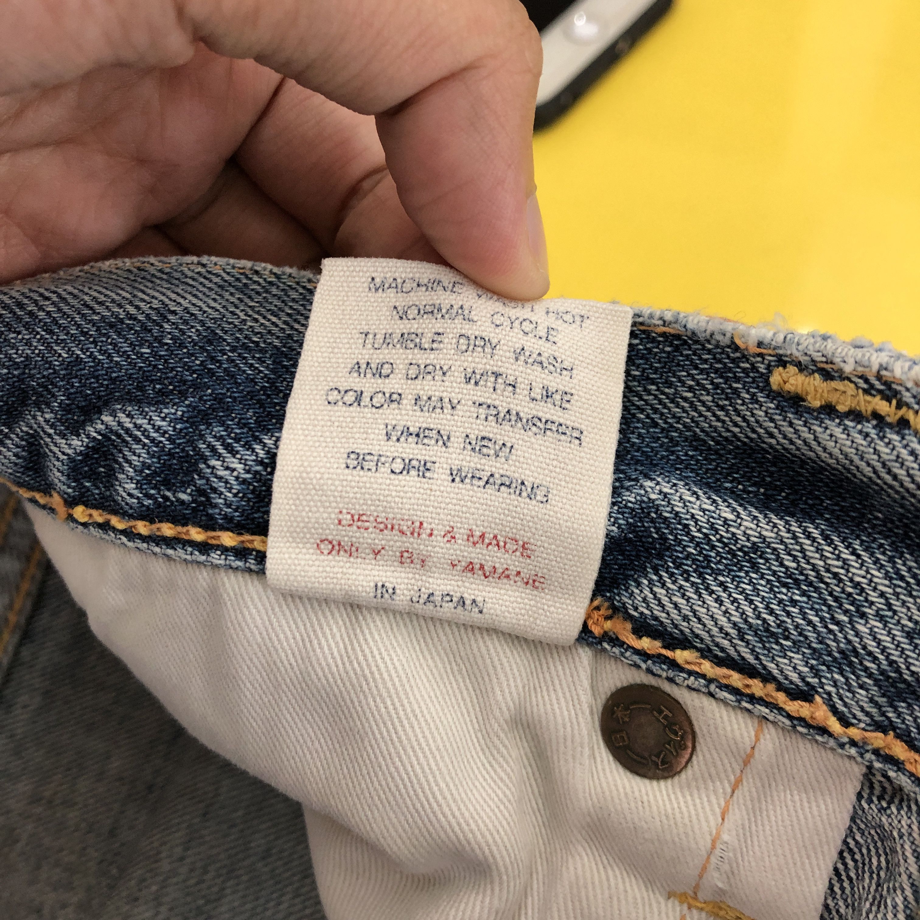 Japanese Brand Vintage Evisu Selvedge Jeans Faded Redline Light Wash Denim Size US 32 / EU 48 - 9 Thumbnail