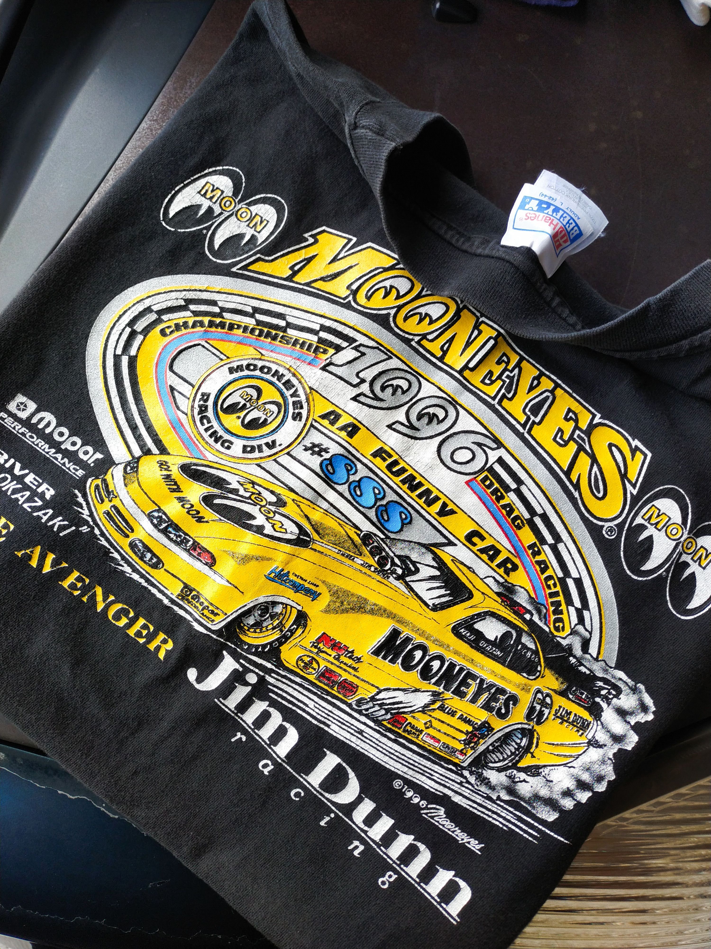 NASCAR × Vintage VINTAGE 1996 NASCAR MOONEYES JIM DUNN RACING Size US L / EU 52-54 / 3 - 2 Thumbnail