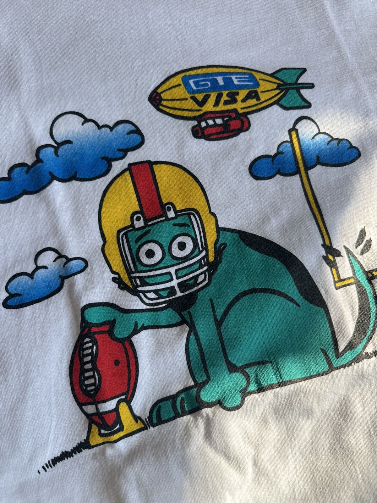 Other Vintage 90s GTE Visa Character Dog Football Size US XL / EU 56 / 4 - 2 Thumbnail