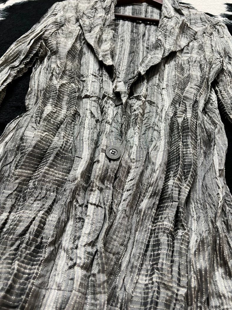 Issey Miyake Issey Miyake size:3 Grey pleated skirt Size 42" / US 20 - 4 Thumbnail