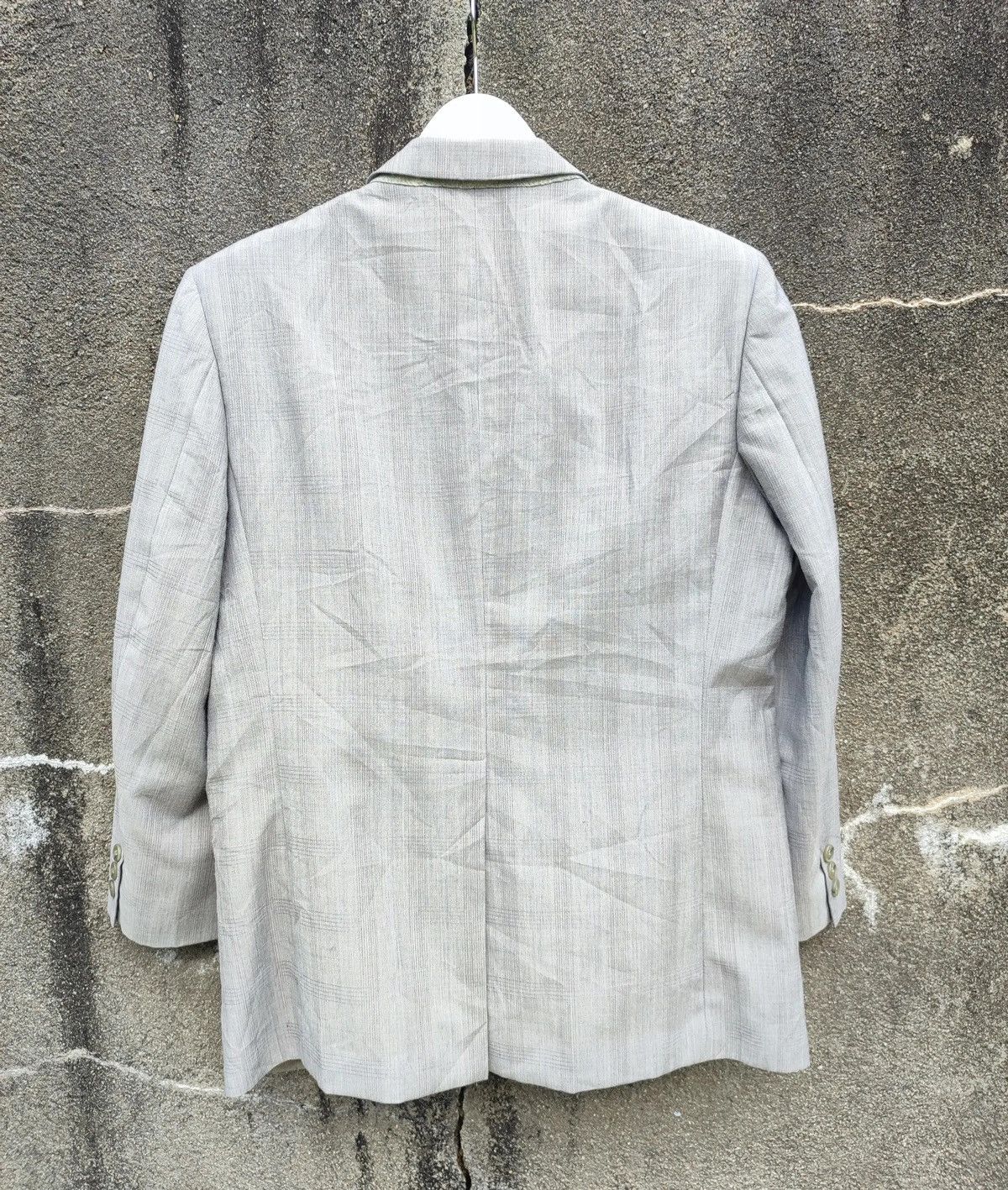 Pierre Cardin × Vintage Vintage Pierre Cardin Paris Light Grey Blazer (1980s) Size 38S - 5 Thumbnail