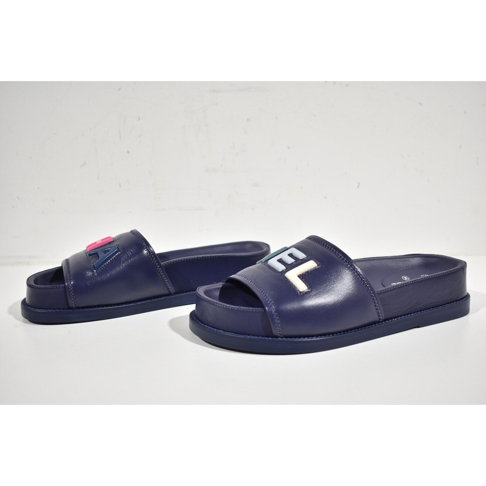 Chanel Chanel 22S Navy Blue Lambskin Multicolor CHANEL Letter Size US 8 / IT 38 - 10 Thumbnail