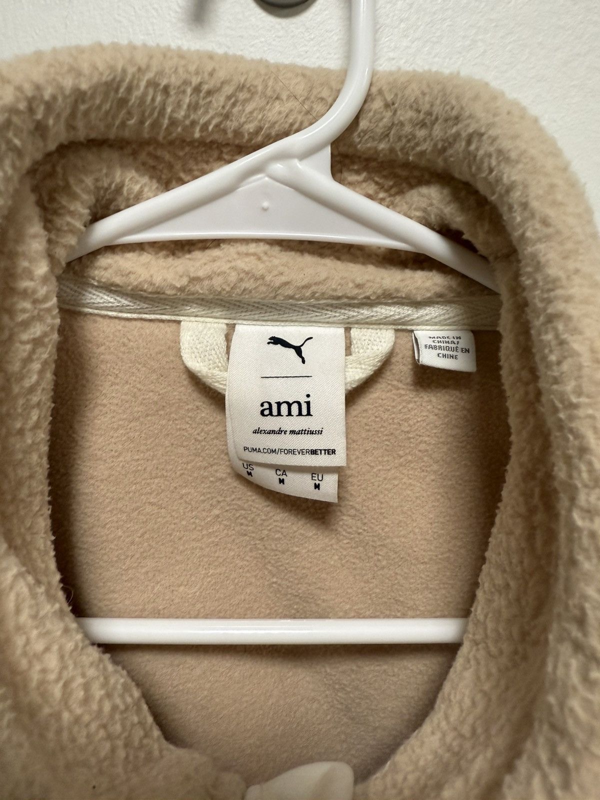 AMI Puma x AMI Faux Sherpa Jacket Size US M / EU 48-50 / 2 - 3 Thumbnail