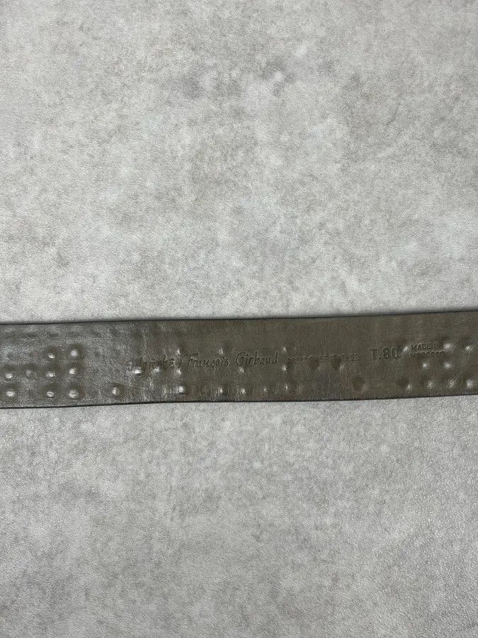 Marithe + Francois Girbaud 2000s Marithe + Francois Girbaud Olive Studded Belt Size ONE SIZE - 6 Thumbnail