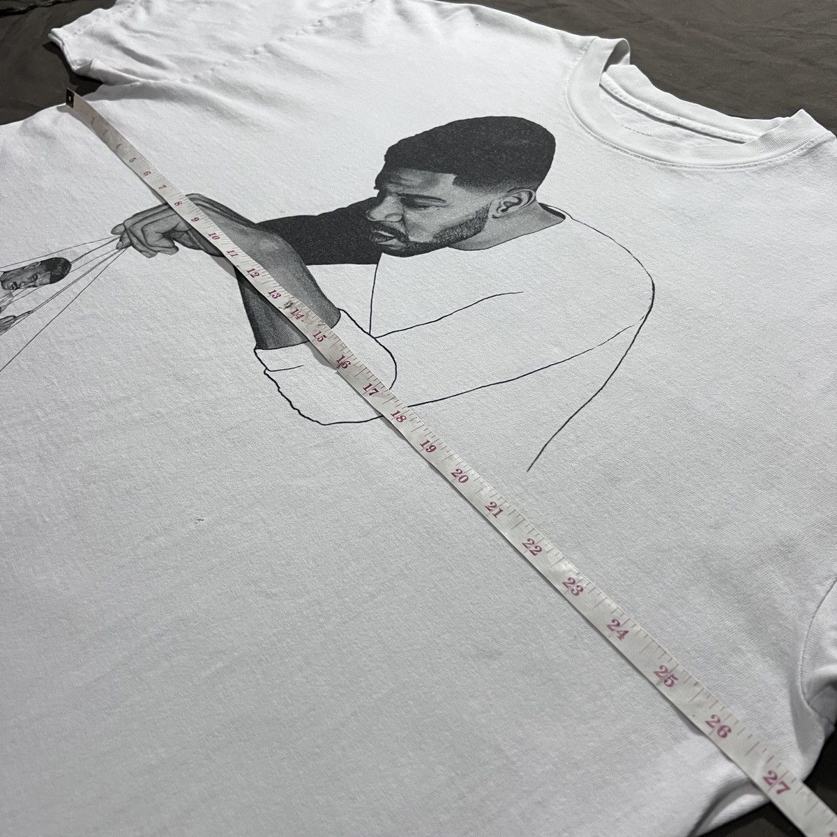 Kid Cudi × Virgil Abloh KID CUDI C/O VIRGIL ABLOH "PULLING STRINGS" TEE 2XL Size US XXL / EU 58 / 5 - 14 Thumbnail