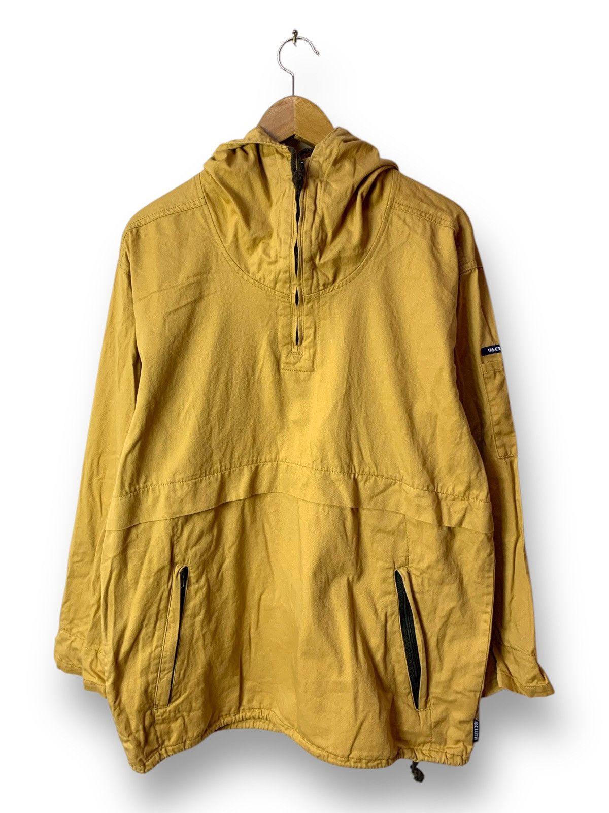 Japanese Brand Steals! 96 Cloth Halfzipper Cotton Hoodie Parka Size US L / EU 52-54 / 3 - 1 Thumbnail