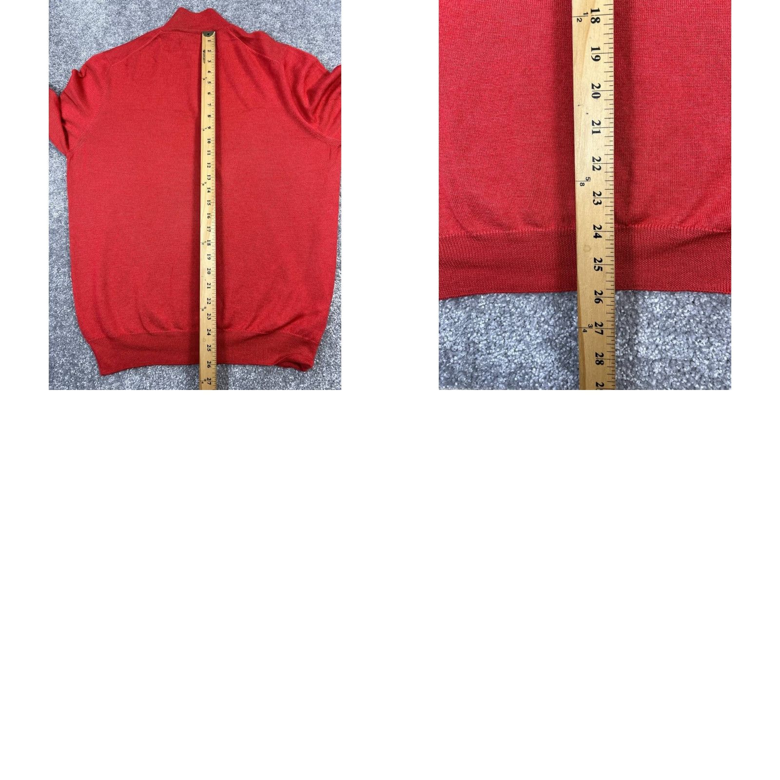 Vintage David Cenci Sweater Mens Large Red Wool Knit Pullover Shirt Adults Red David Cenci Pullover Knit Wool Size US L / EU 52-54 / 3 - 8 Thumbnail