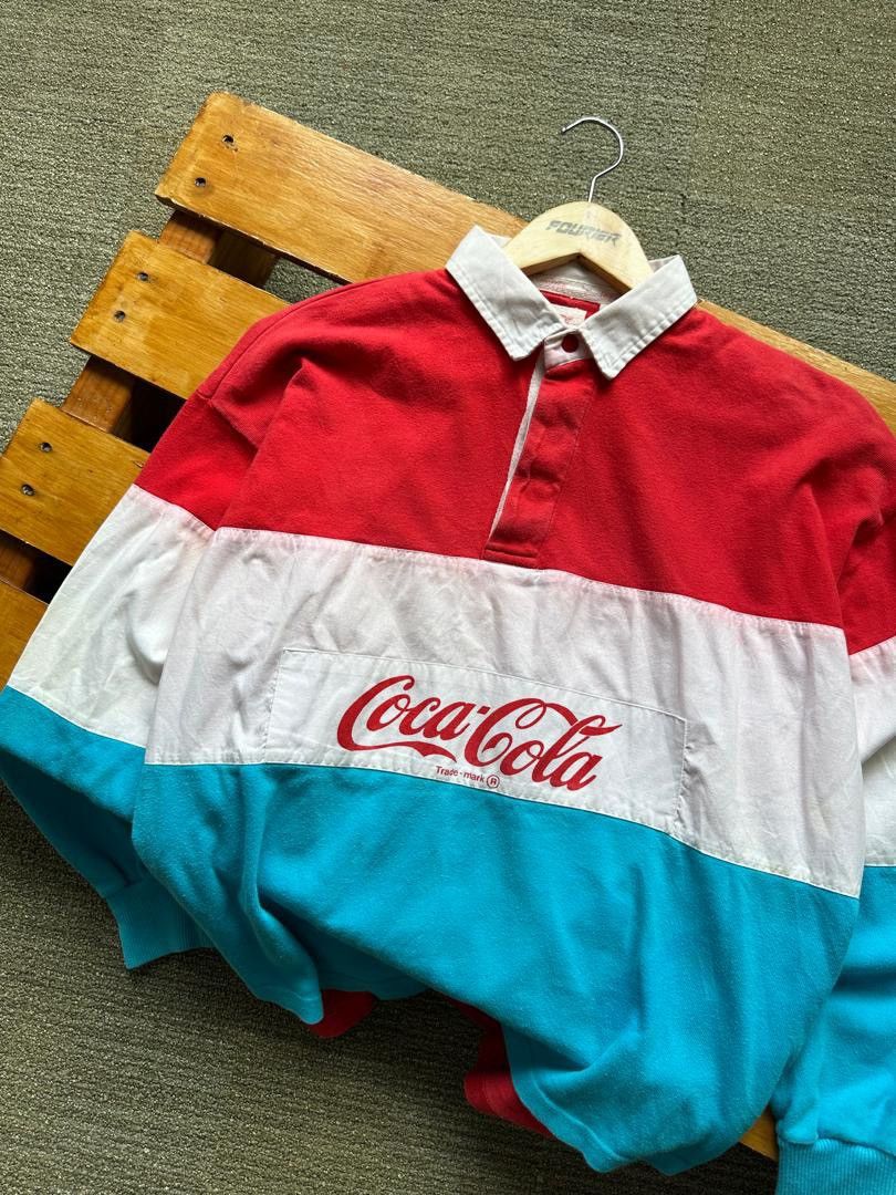 Coca Cola × Other COCA COLA MULTICOLOR RUGBY SHIRT Size US M / EU 48-50 / 2 - 2 Thumbnail