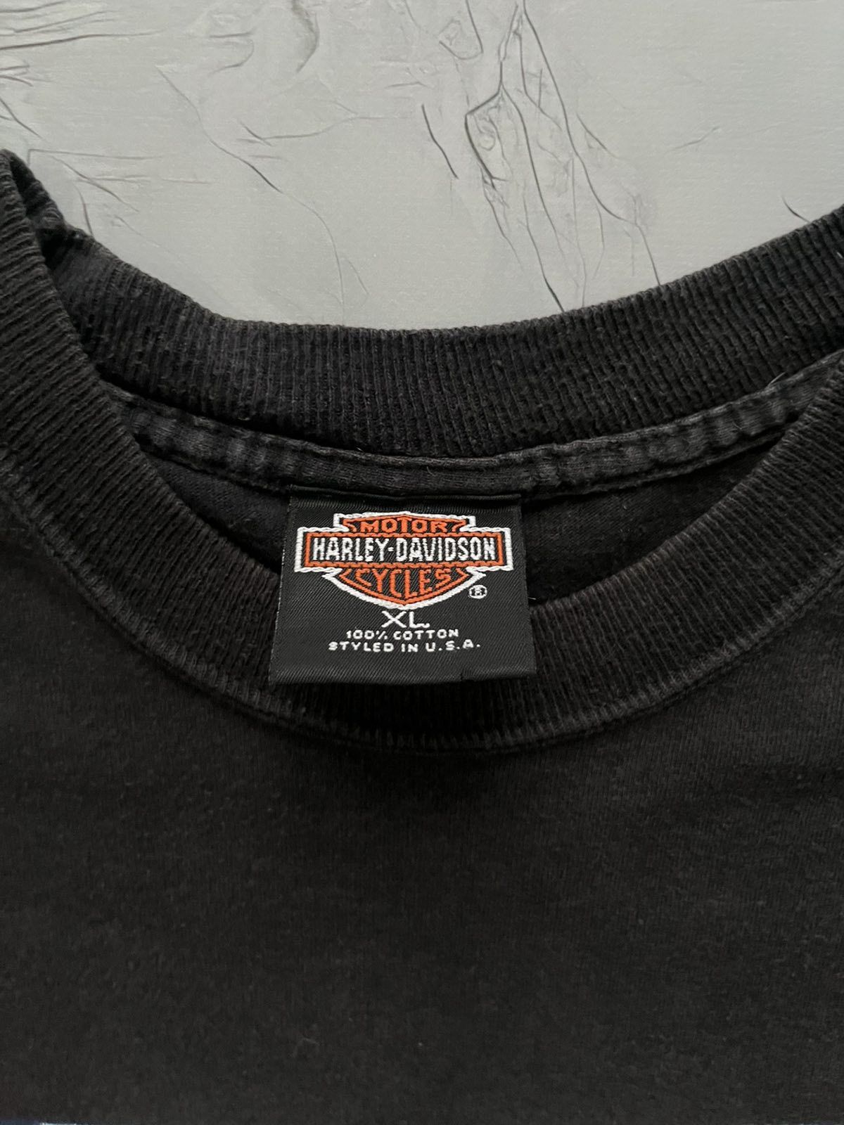 Harley Davidson Harley Davidson USA Motorcycle 1997 Tee Made in U.K Merch Size US XL / EU 56 / 4 - 7 Thumbnail