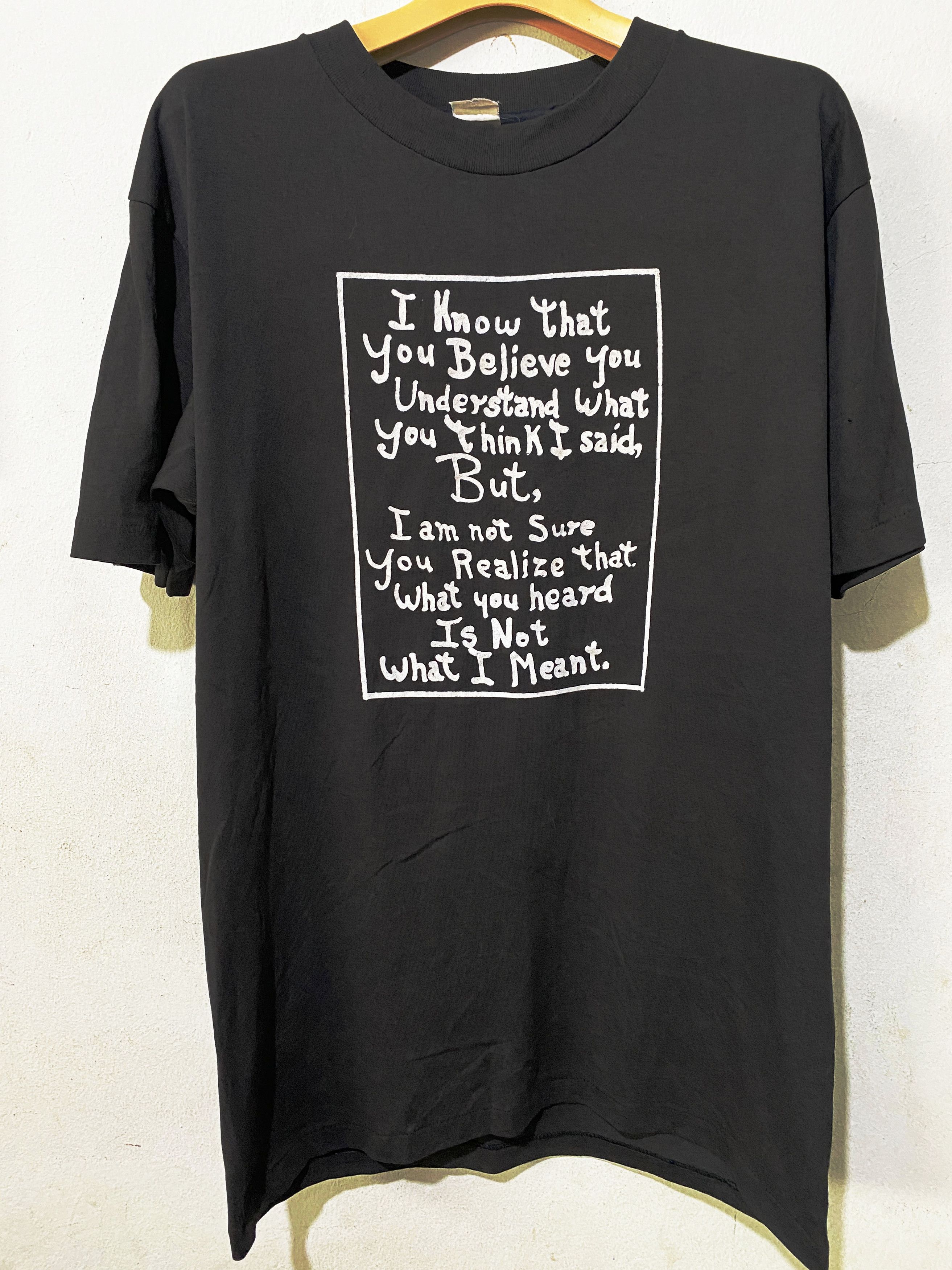 Band Tees × Vintage Vintage 90s WHVR Radio Shirt Size US M / EU 48-50 / 2 - 1 Thumbnail
