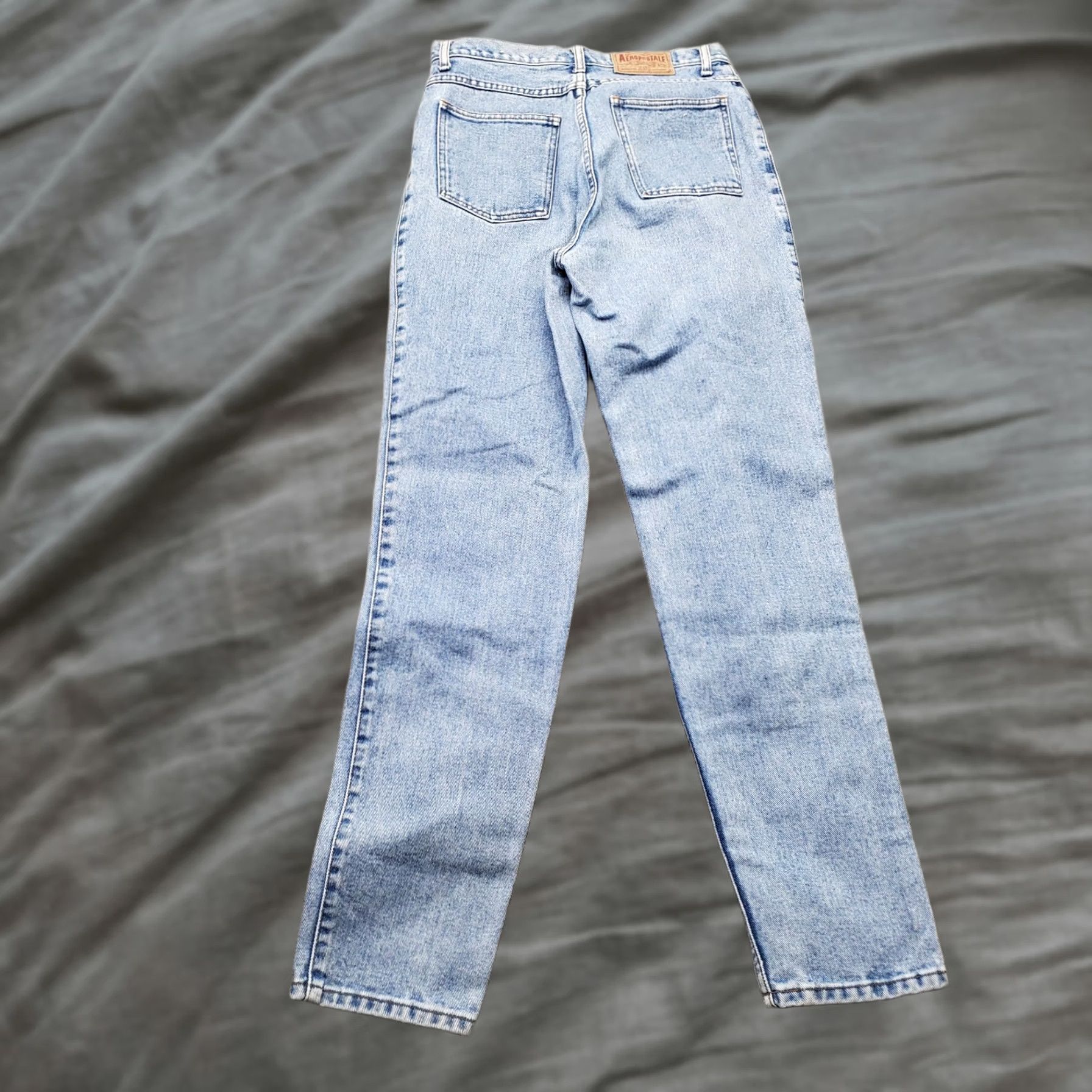 Vintage Aéropostale Skinny Jeans Womens Size 10 Blue Denim Stretch Medium Wash Size 32" / US 10 / IT 46 - 1 Thumbnail