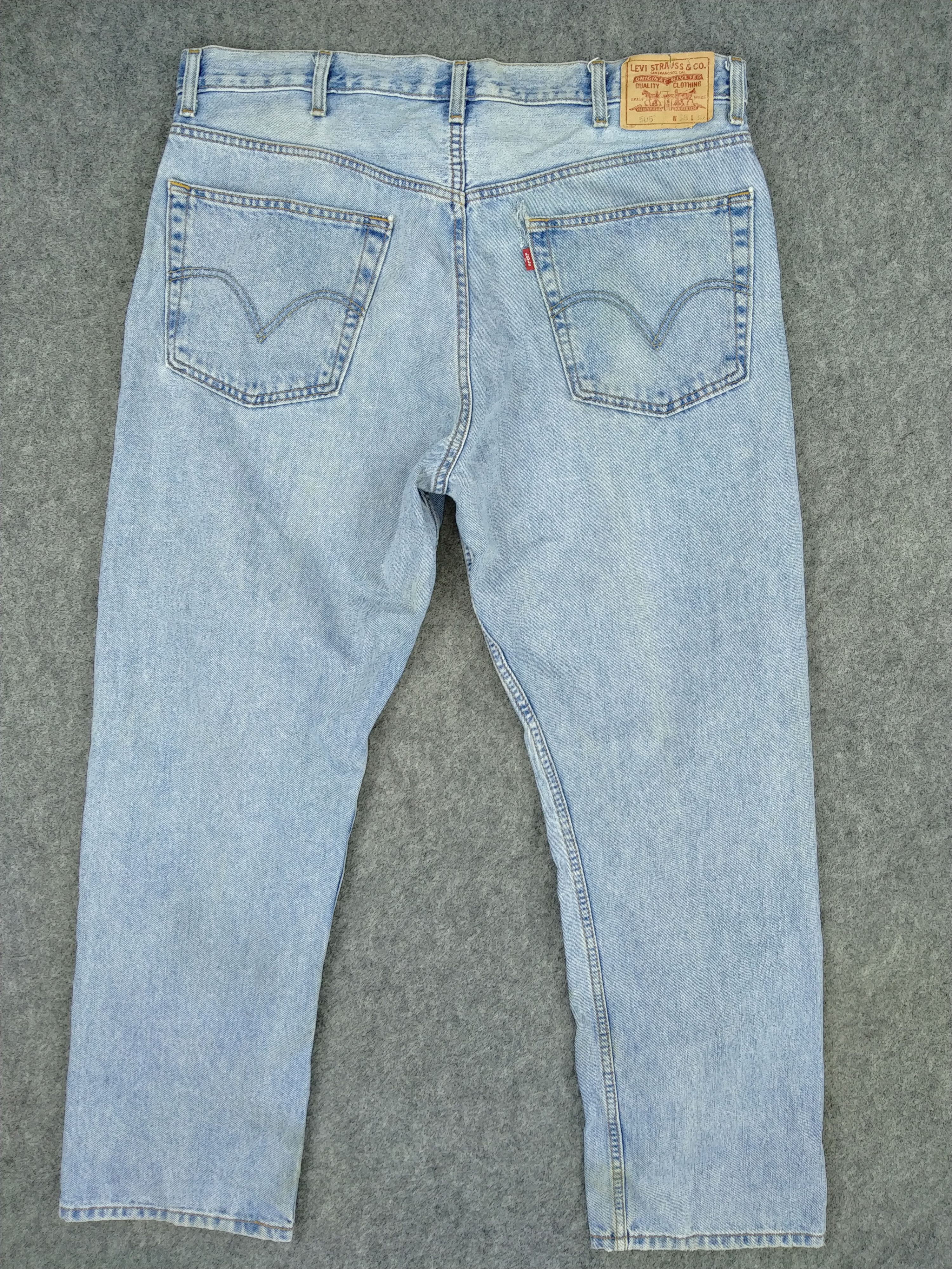 Japanese Brand Light Blue Vintage Levi's 505 Regular Denim 40x30.5 JN637 Size US 40 / EU 56 - 3 Thumbnail