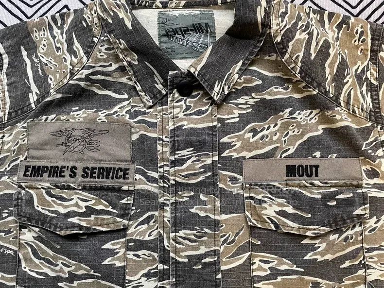Wtaps Wtaps Tiger stripe camouflage short sleeve shirt Size US XL / EU 56 / 4 - 3 Thumbnail