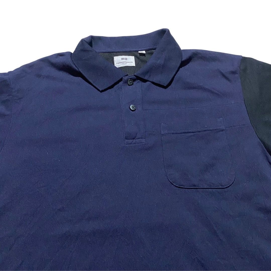 Engineered Garments × Uniqlo Uniqlo engineered garment navy black polo shirt Size US M / EU 48-50 / 2 - 3 Thumbnail