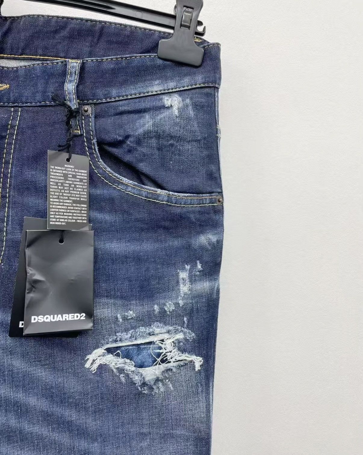 Dsquared2 DSQUARED2 (D2) Stretch Washed Slim Fit Jeans J30 Size US 28 / EU 44 - 4 Thumbnail