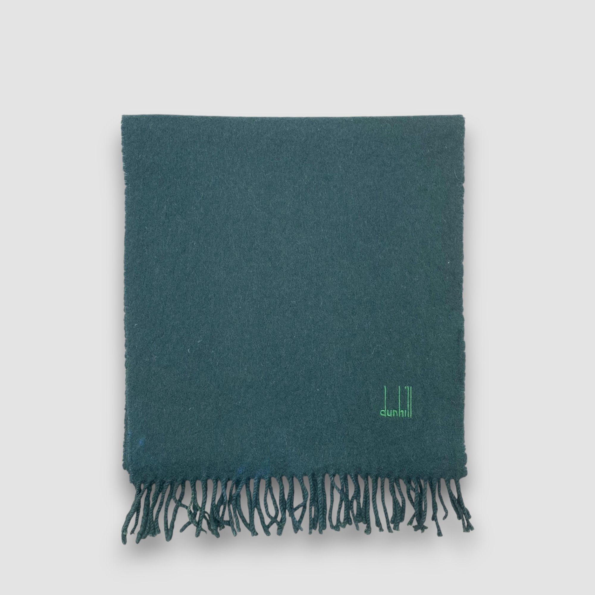 Alfred Dunhill Vintage Alfred Dunhill Scarf Muffler Cashmere Wool Scarves Size ONE SIZE - 2 Thumbnail