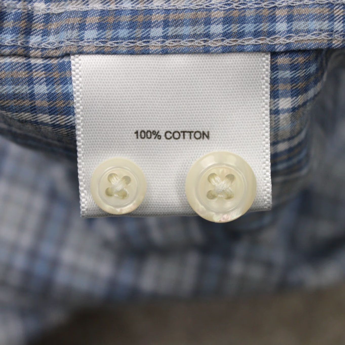 Peter Millar Peter Millar Crown Sport Shirt Mens Medium Blue Plaid Cotton Blend Button-Up L/S Casual Weave Stretch Size US M / EU 48-50 / 2 - 6 Thumbnail