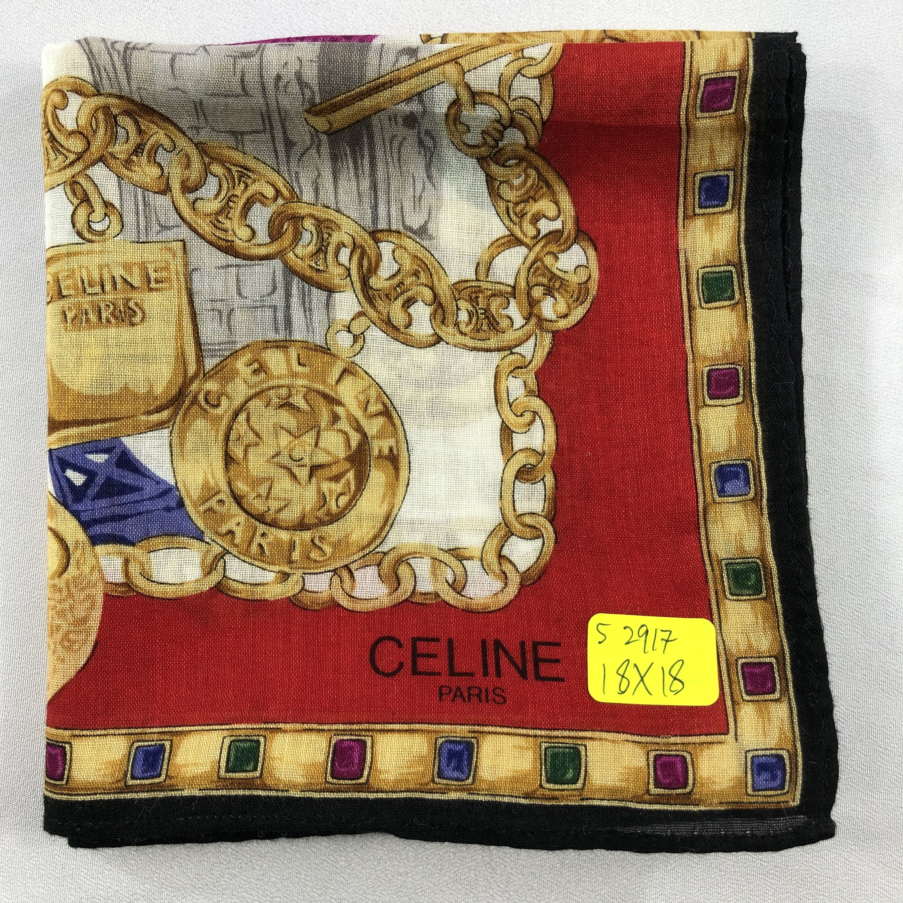 Celine × Vintage Celine Neckerchief / Bandana / Handkerchief Size ONE SIZE - 5 Thumbnail